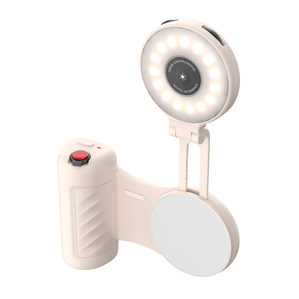 Telesin Fun Shot Grip with Fill Light