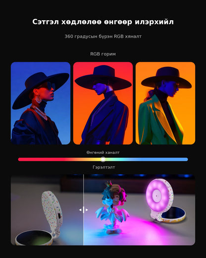 Telesin CCT x RGB Magnetic Fill Light