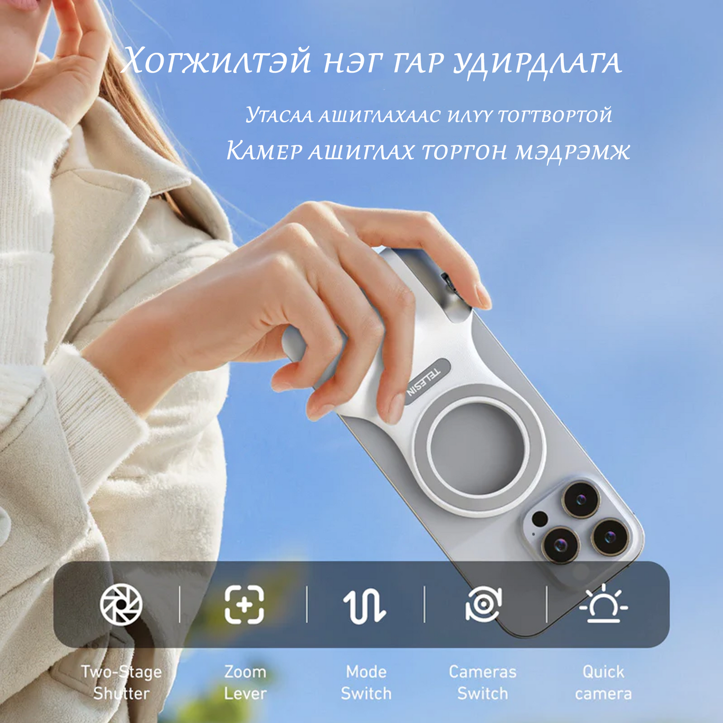 Telesin Magnetic Grip