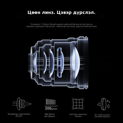 5 элемент / 3 бүлэг оптик хийц