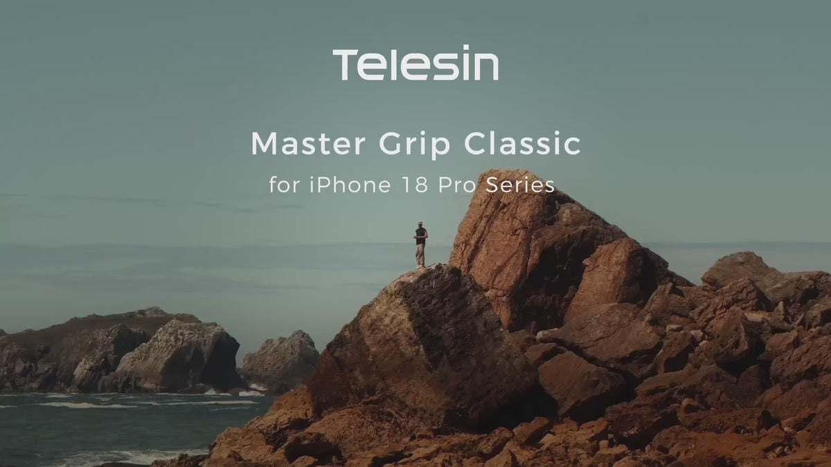 Load video: Telesin Master Grip Kit iPhone 18 Pro — танилцуулга видео 1